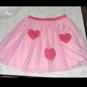 Cat and Jack Pink Heart Skirt